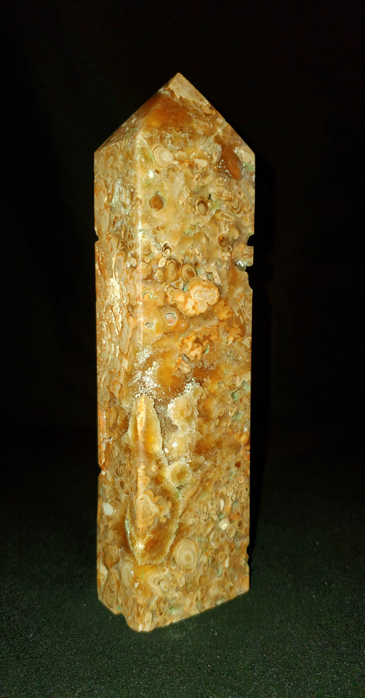 Druzy Mexican Agate Tower