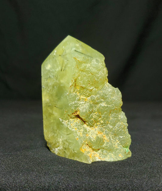 Prehnite With Tourmaline Tower #