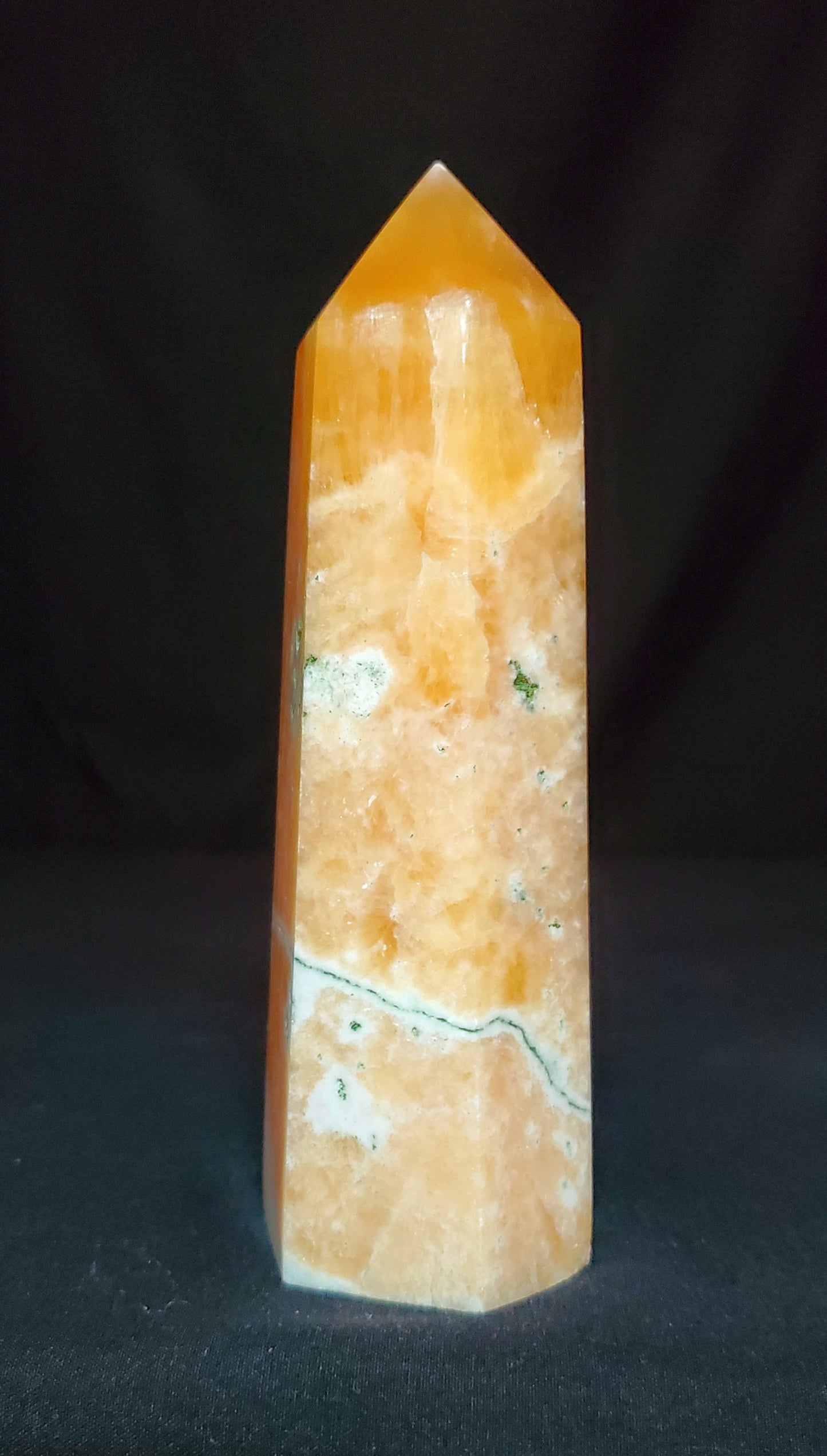 Orange Calcite Tower #