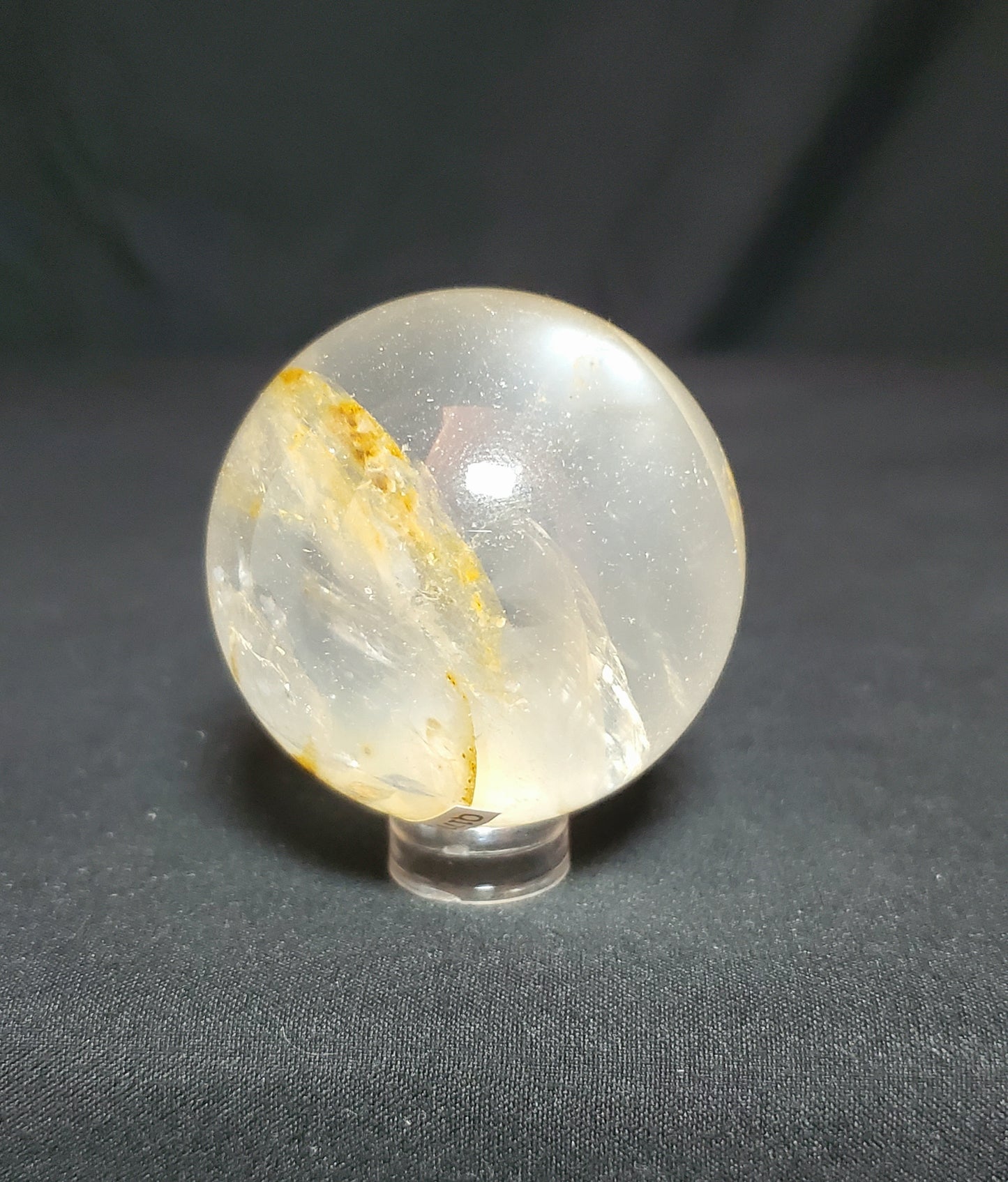 Clear Quartz Sphere with Rainbow