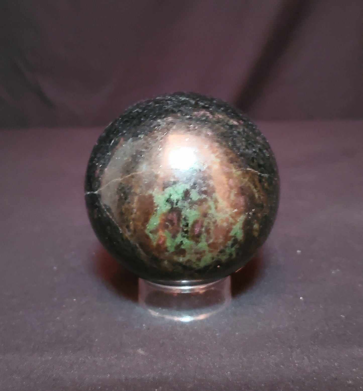 Ruby Zoisite Sphere