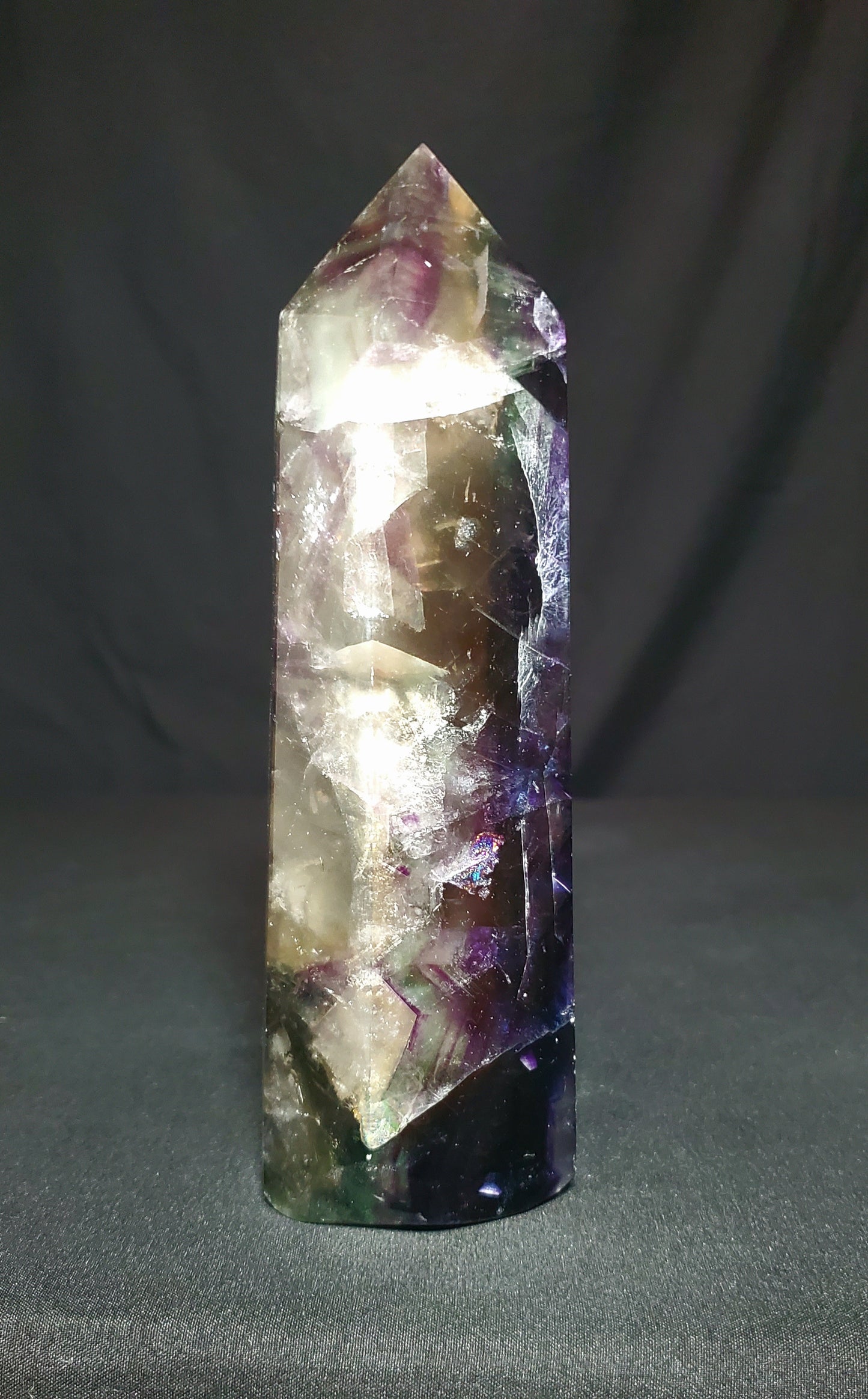 Rainbow Fluorite Tower #