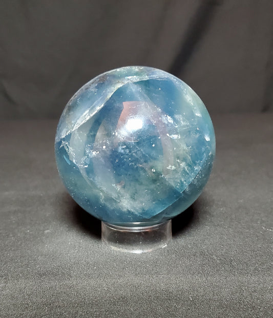 Blue and Green Fluorite Sphere