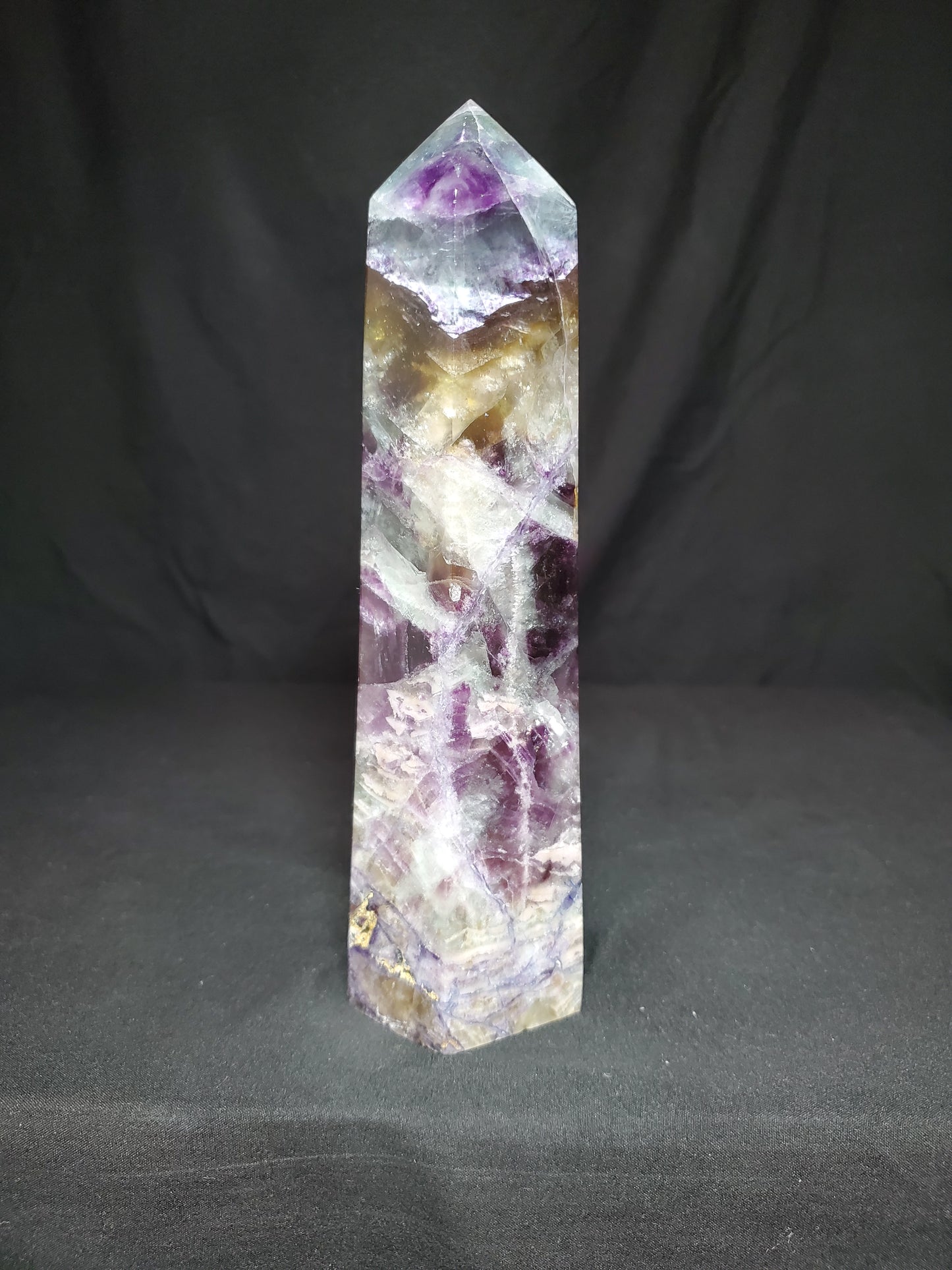 Rainbow Fluorite Tower #