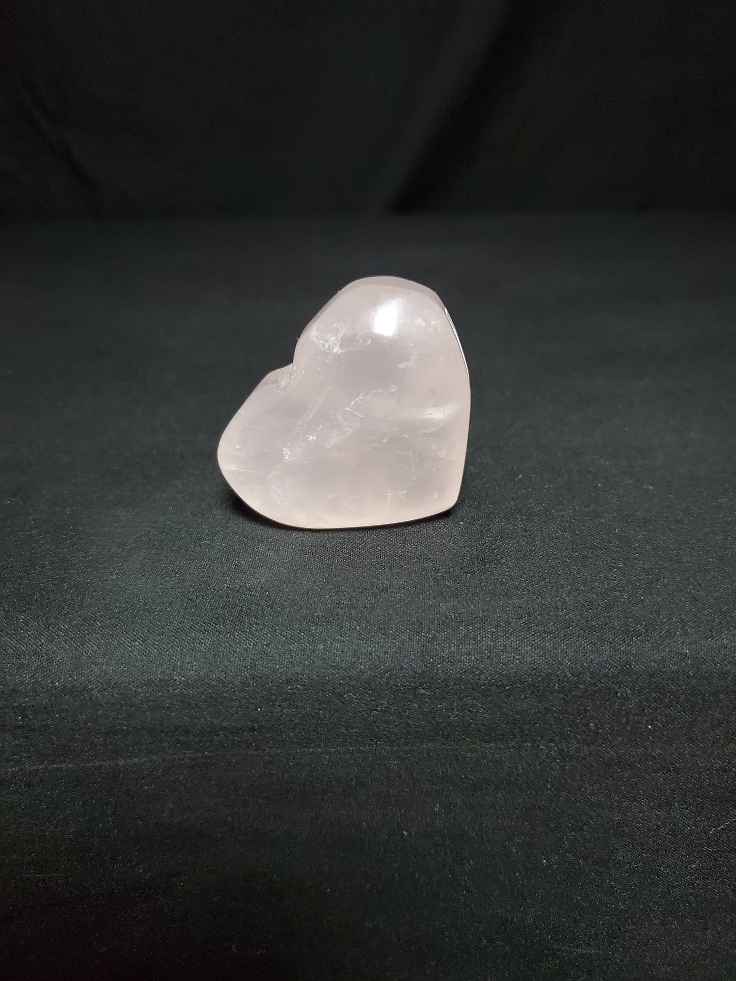 Rose Quartz Heart Carving #