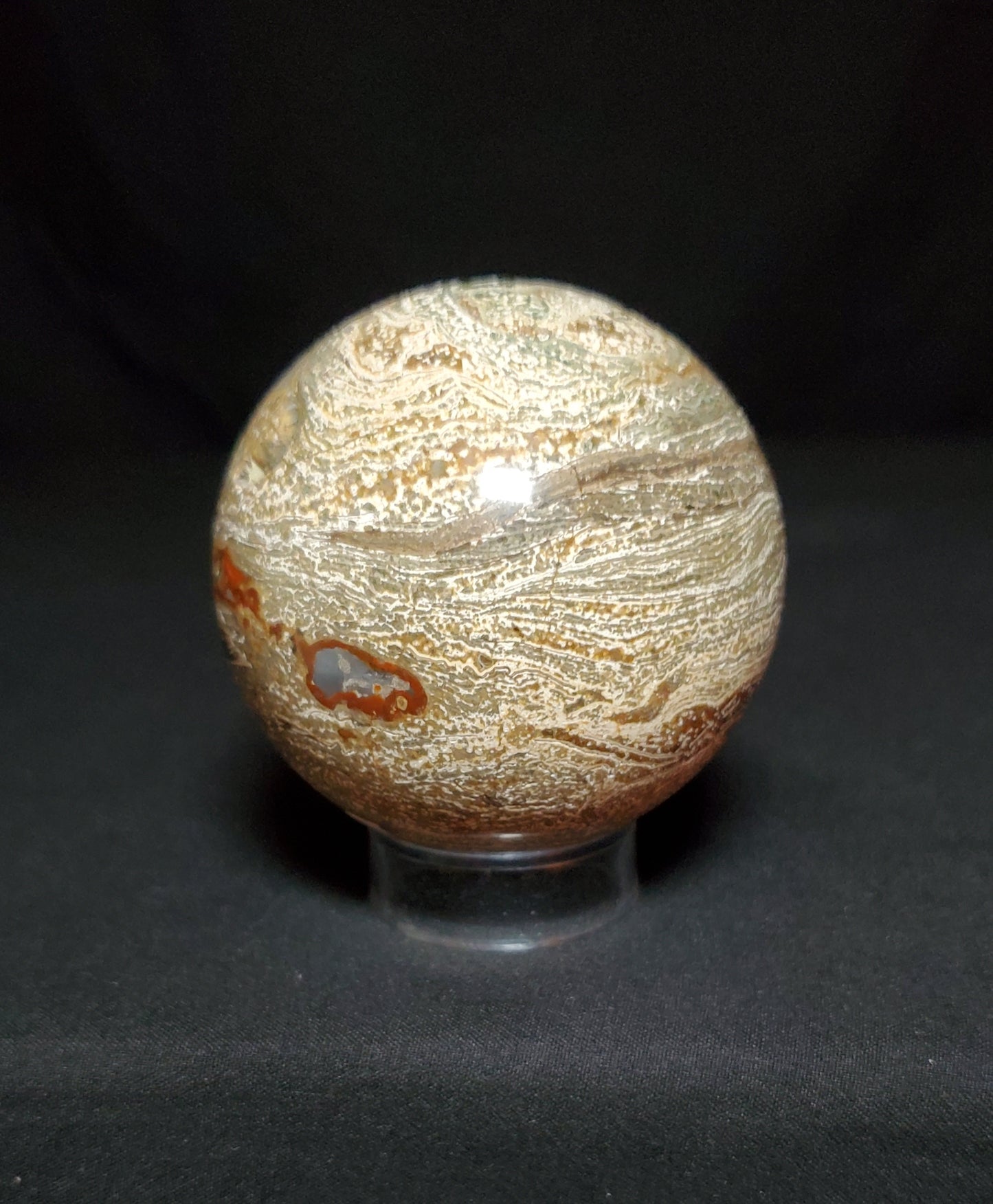 Druzy Jasper Sphere #