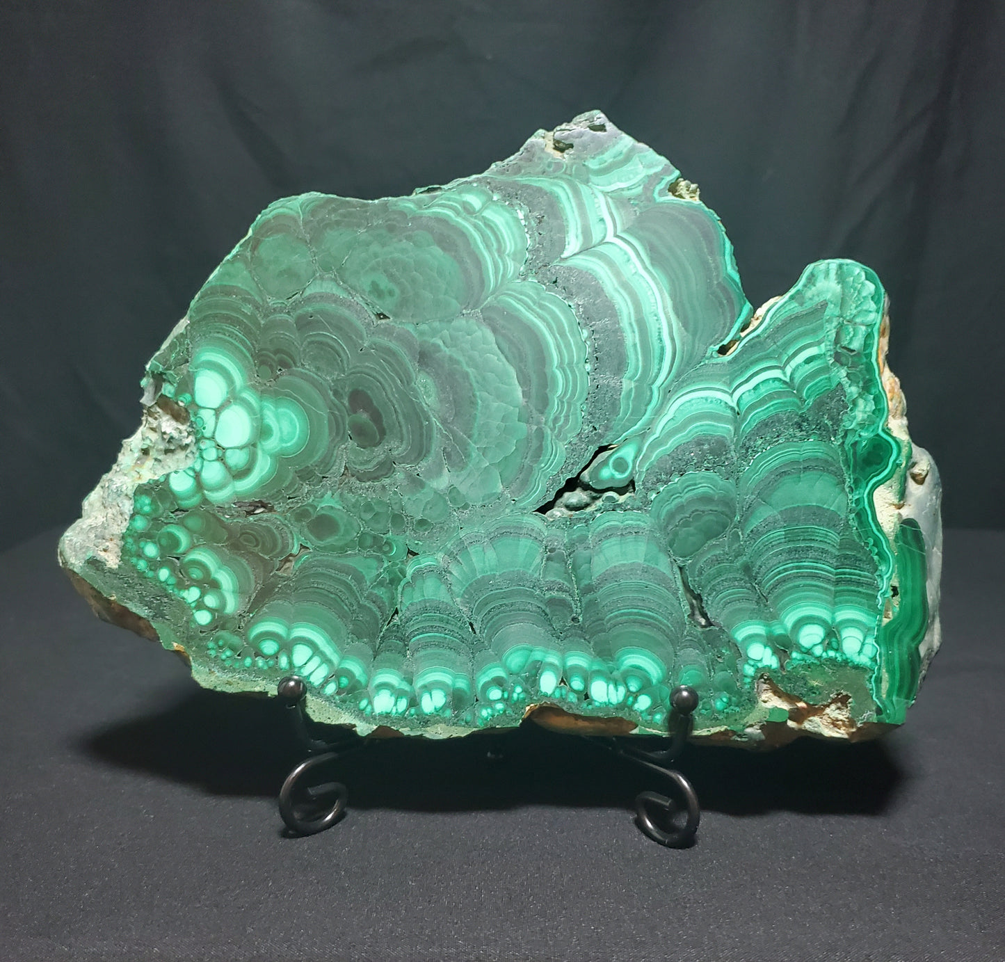 Malachite Slab With Stand #