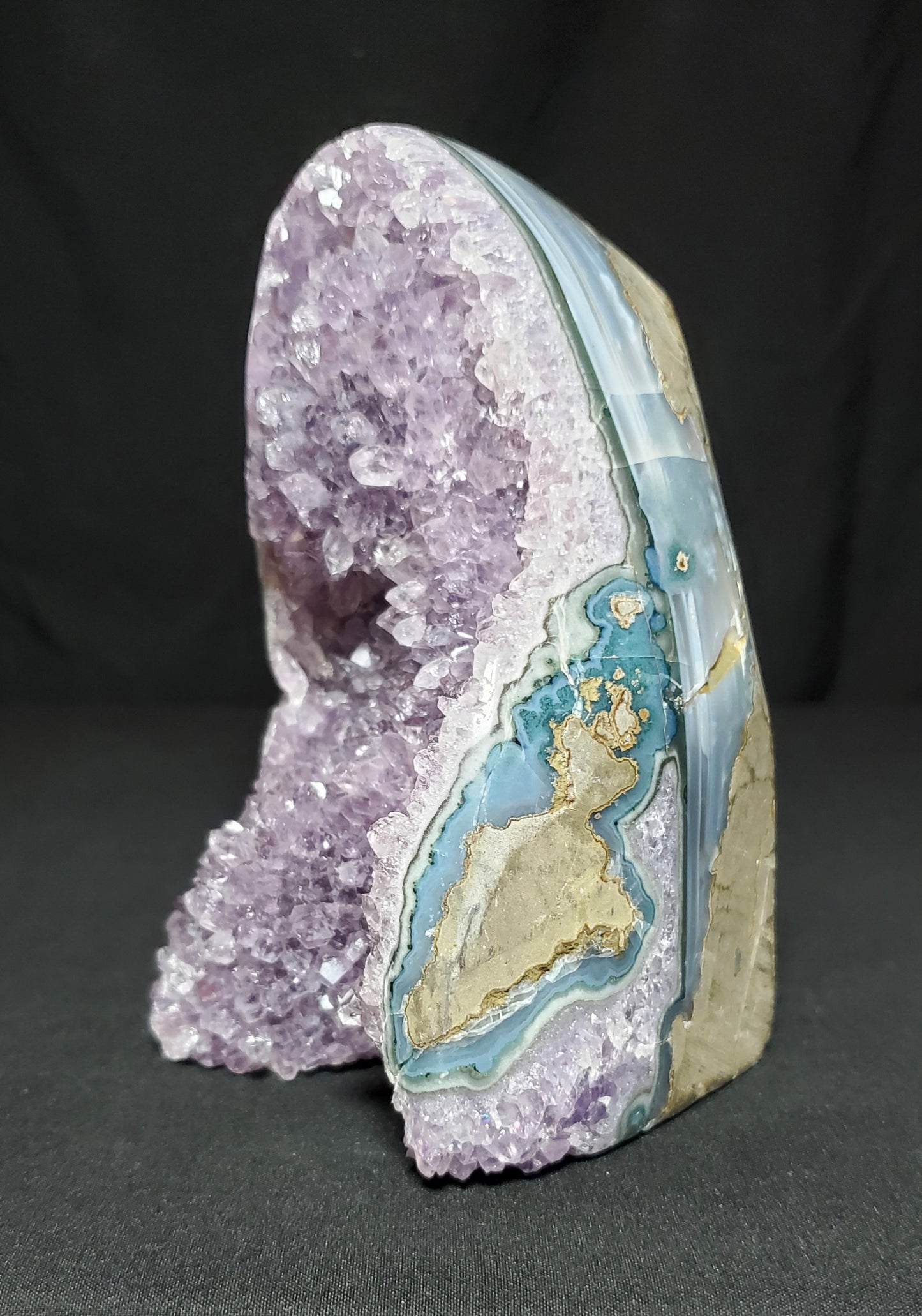 Amethyst and Agate Cluster