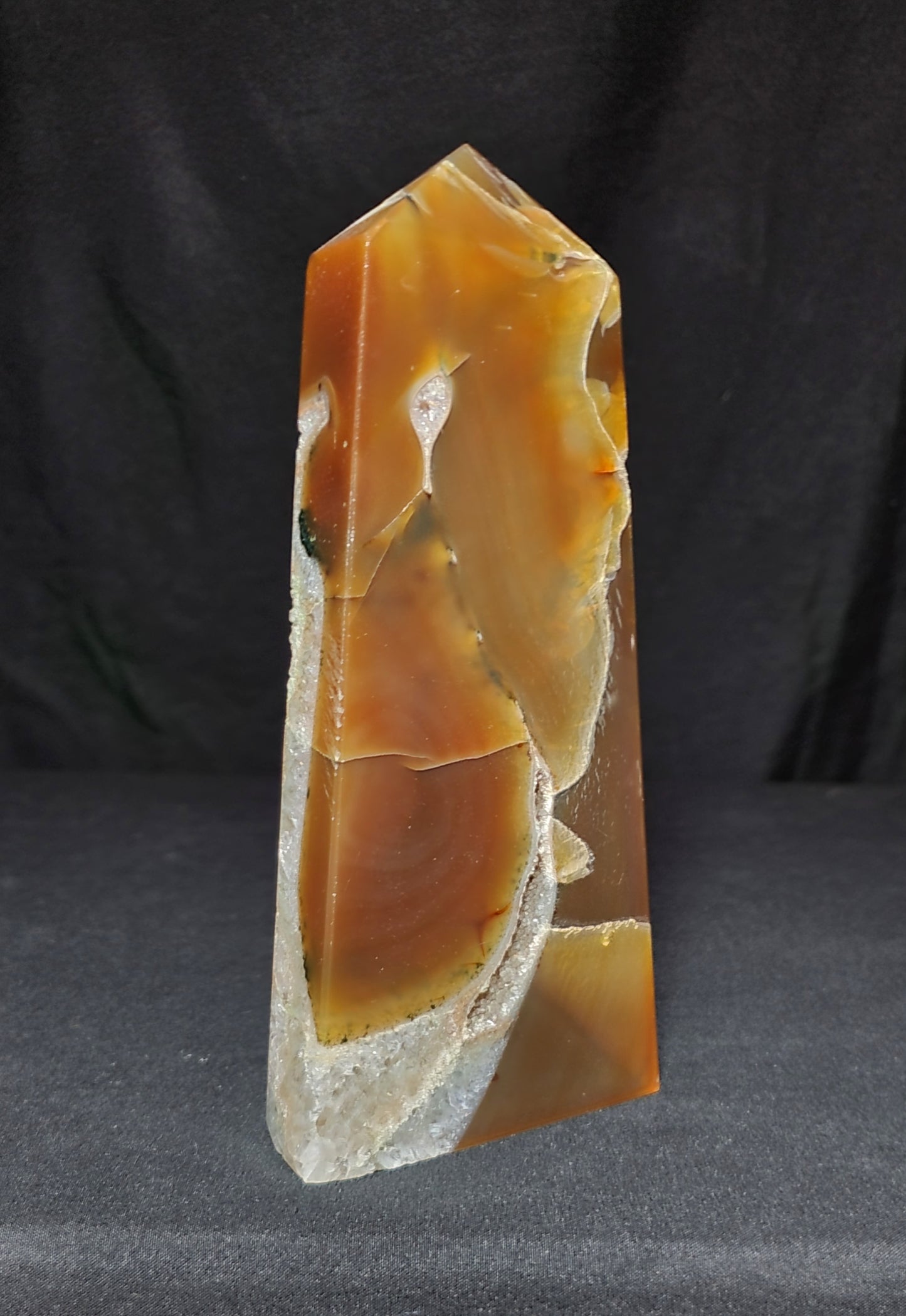 Druzy Carnelian Tower