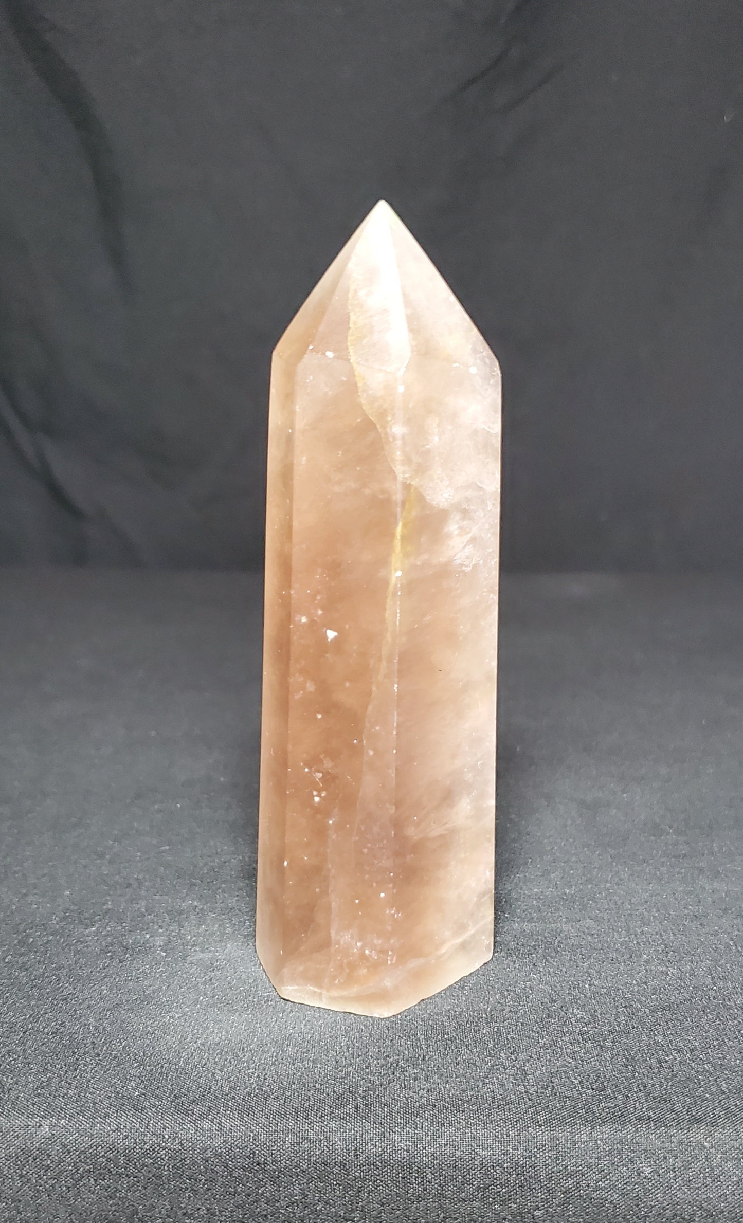 Smokey Quartz Tower with Rainbow #