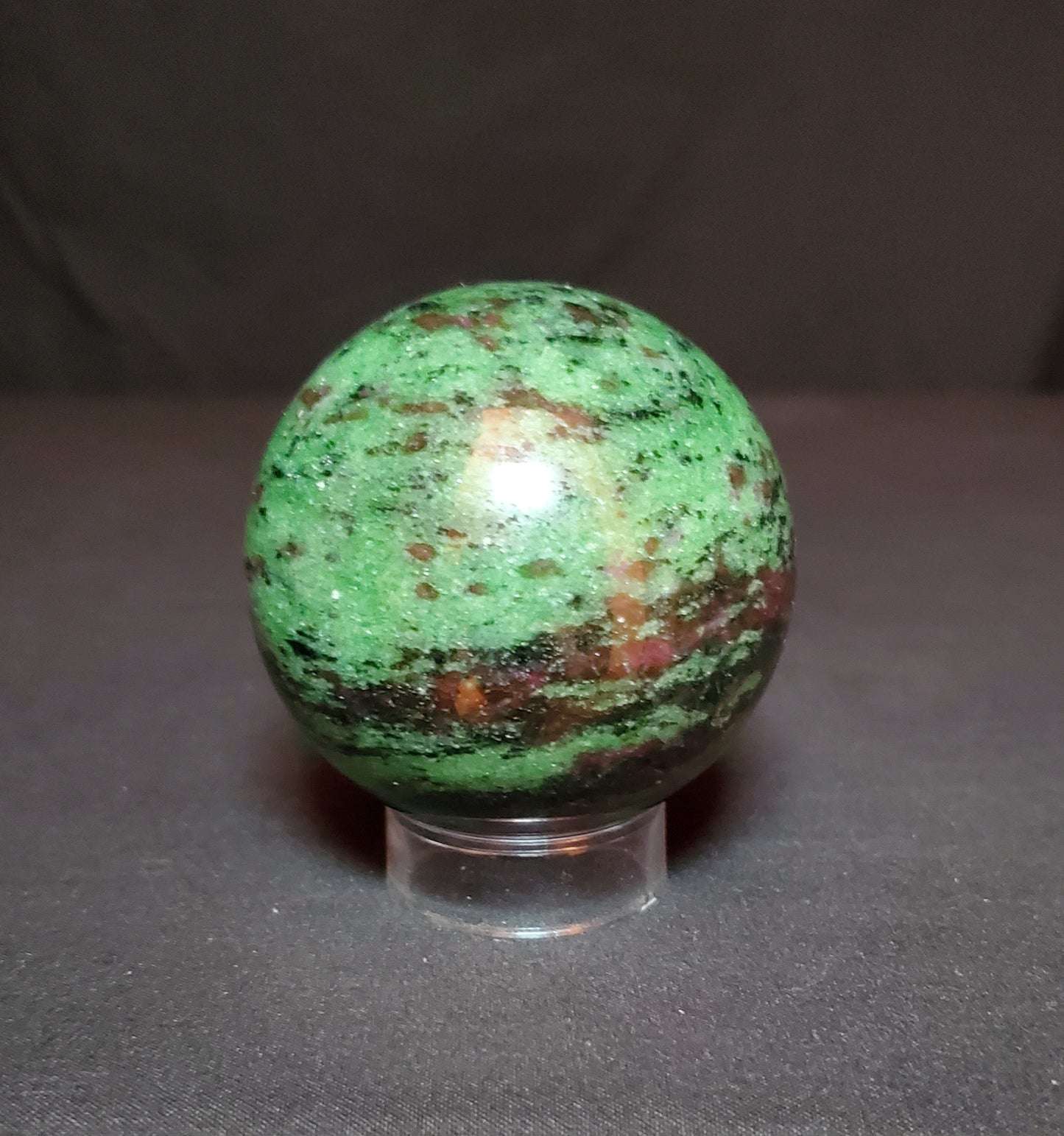 Ruby Zoisite Sphere