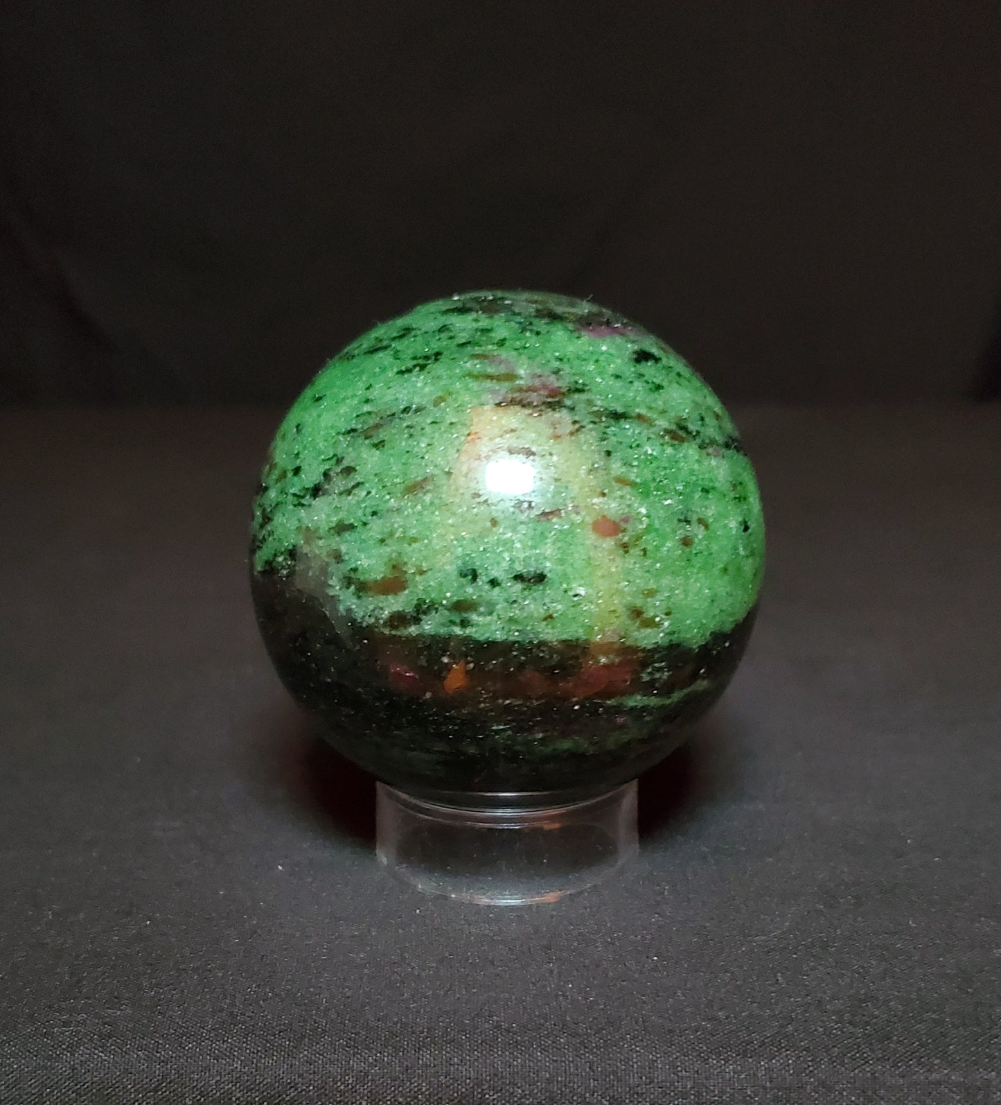 Ruby Zoisite Sphere