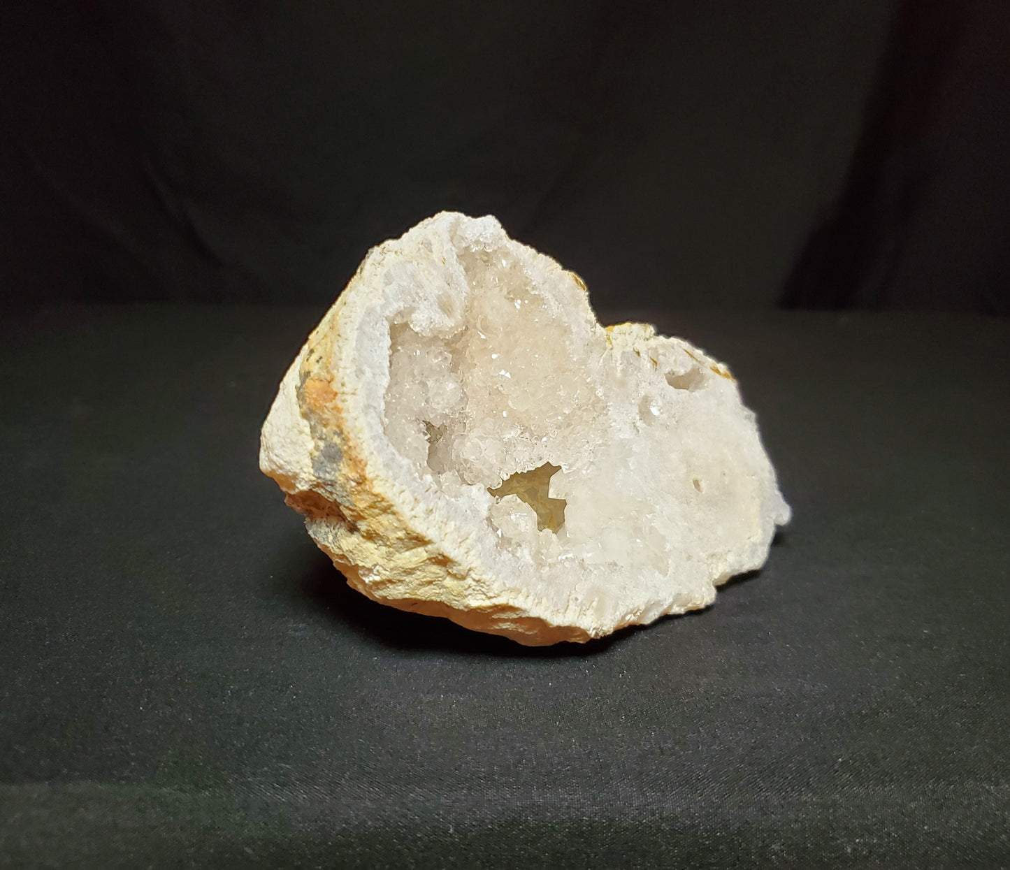 Druzy White Moroccan Quartz Cluster #