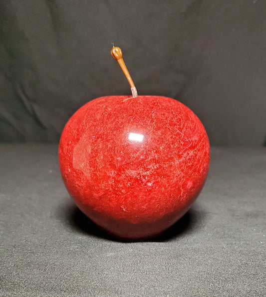 Red Resin Apple #