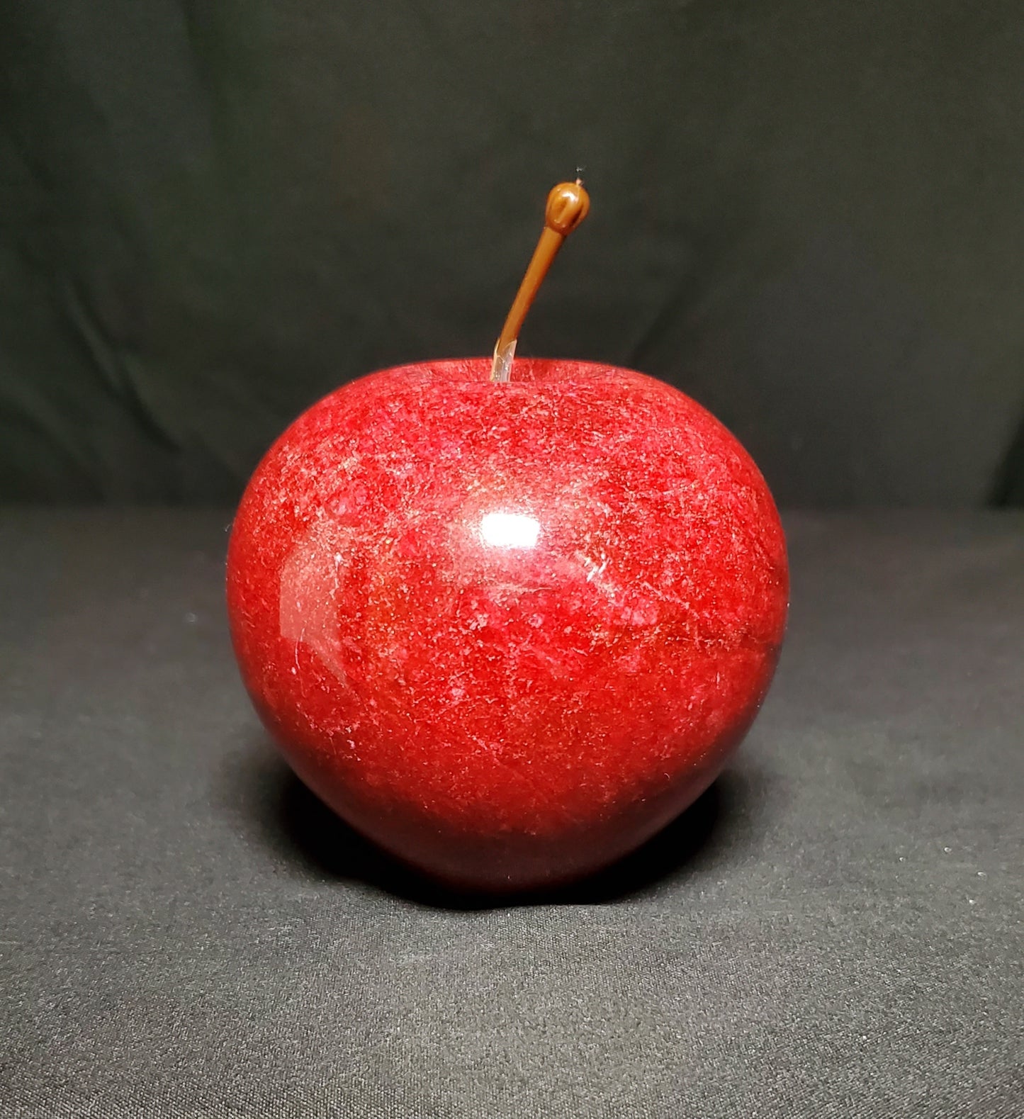 Red Resin Apple #