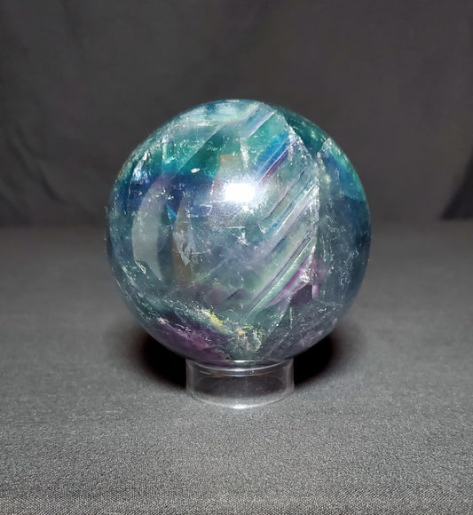 Rainbow Fluorite Sphere #