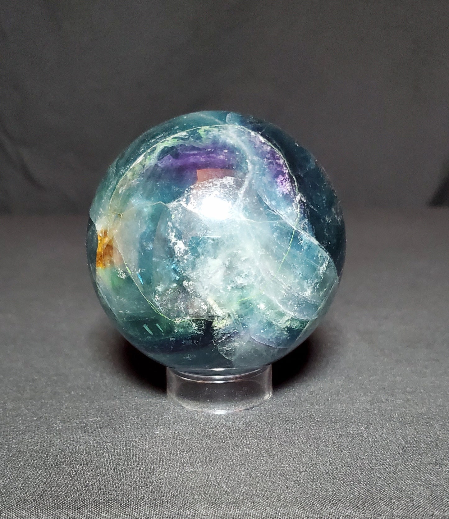 Rainbow Fluorite Sphere #