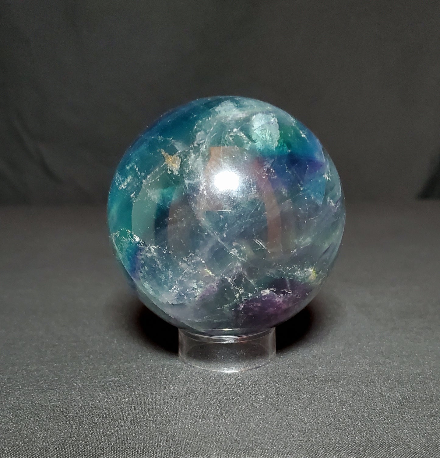 Rainbow Fluorite Sphere #