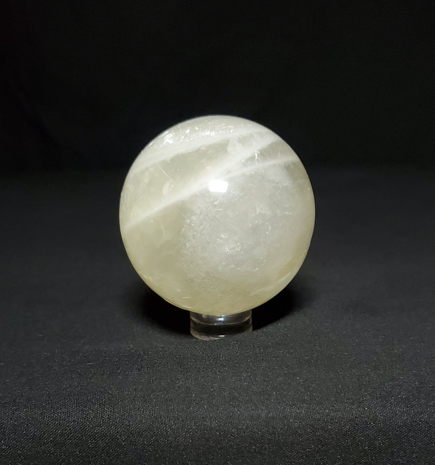 Citrine Sphere with Rainbow