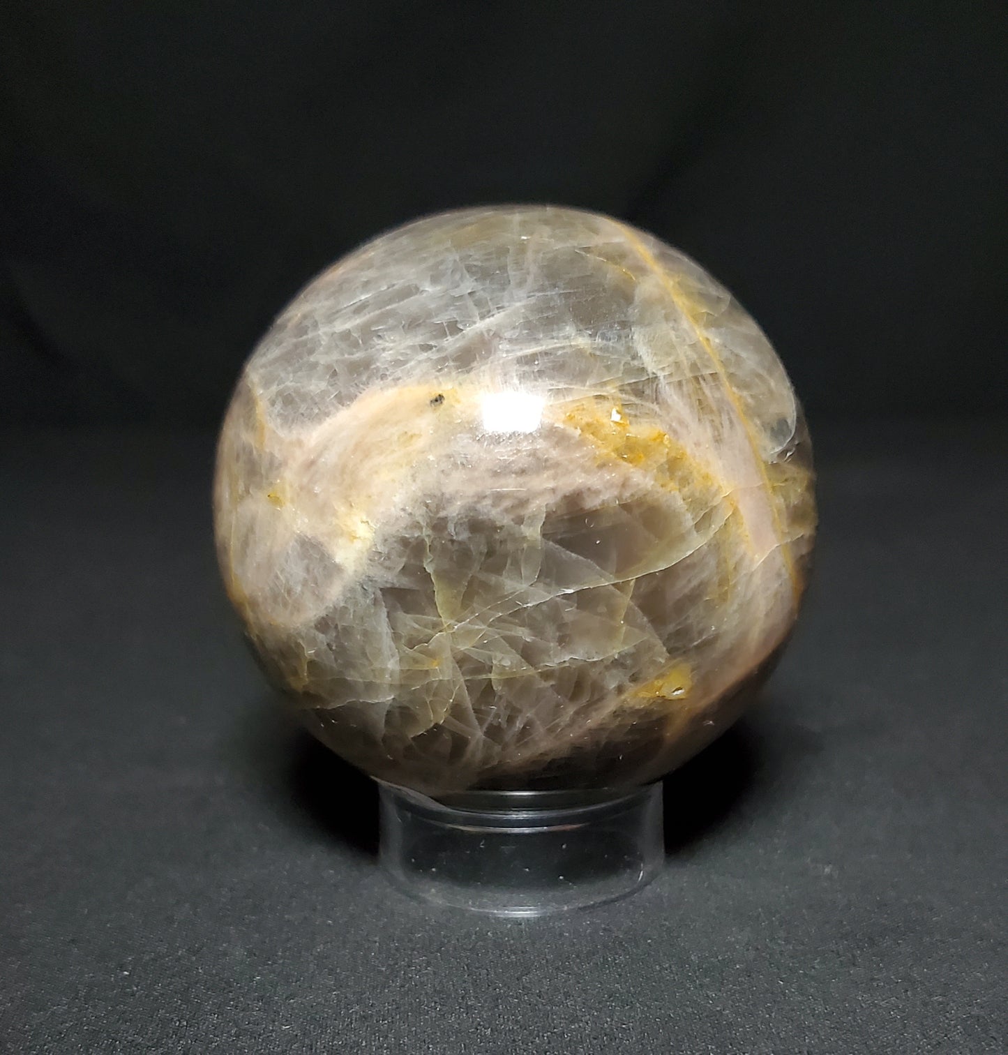 Black Moonstone Sphere