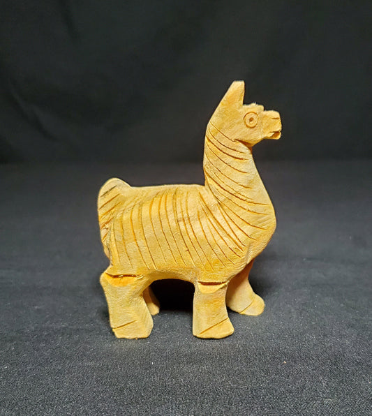 Palo Santo Hand Carved Alpaca Figurine