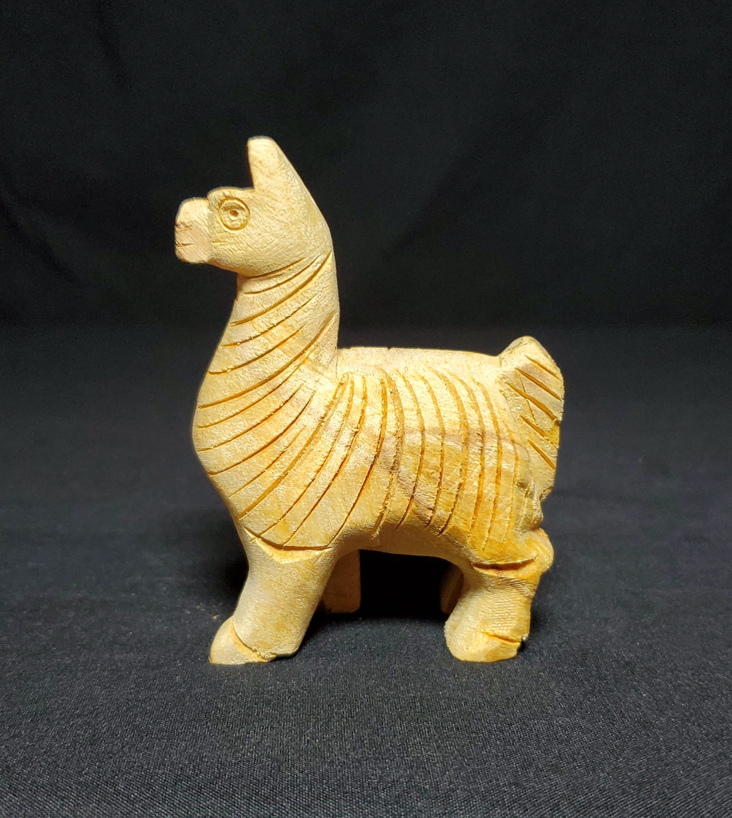 Palo Santo Hand Carved Alpaca Figurine