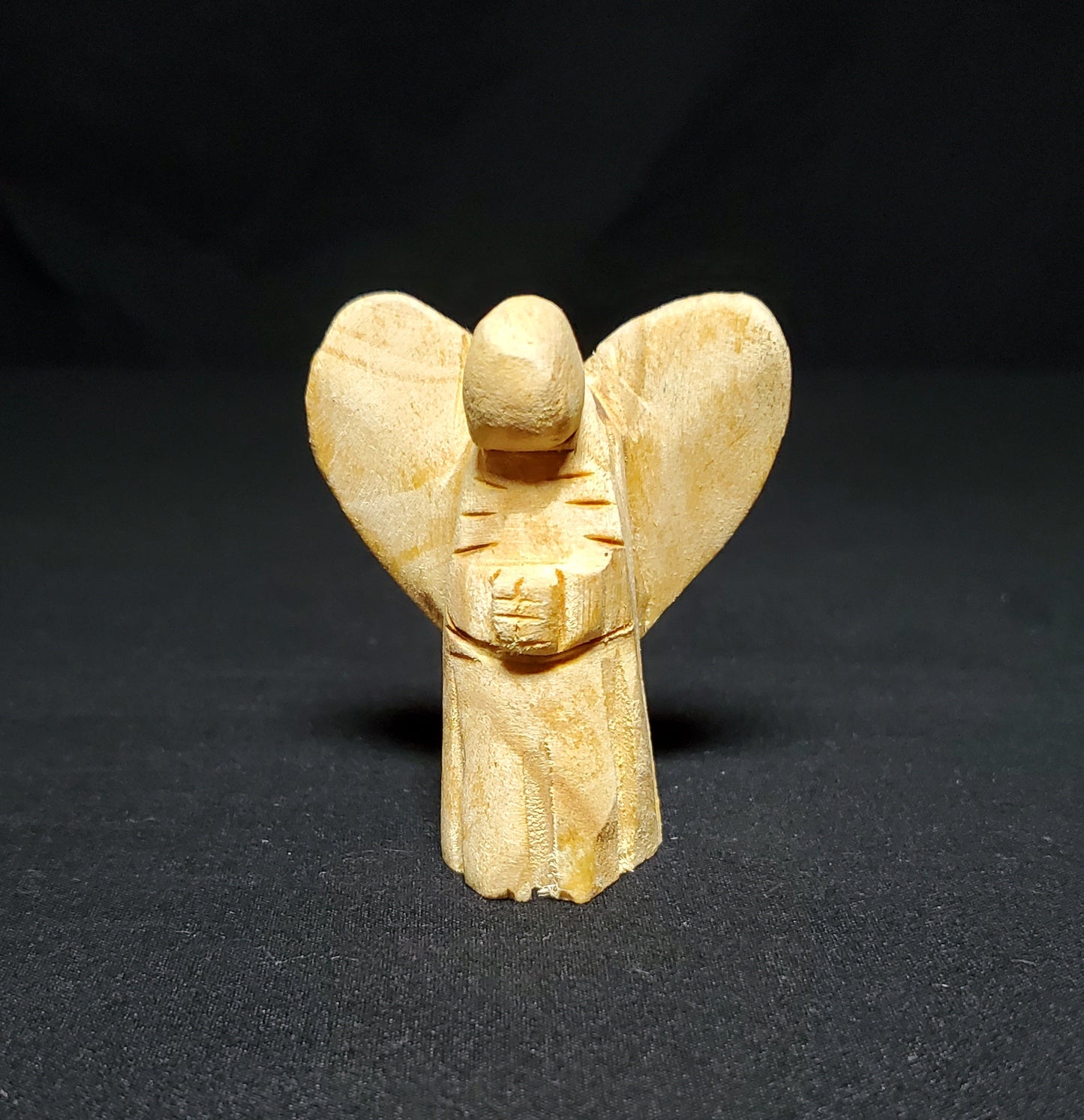 Palo Santo Hand Carved Angel Figurine