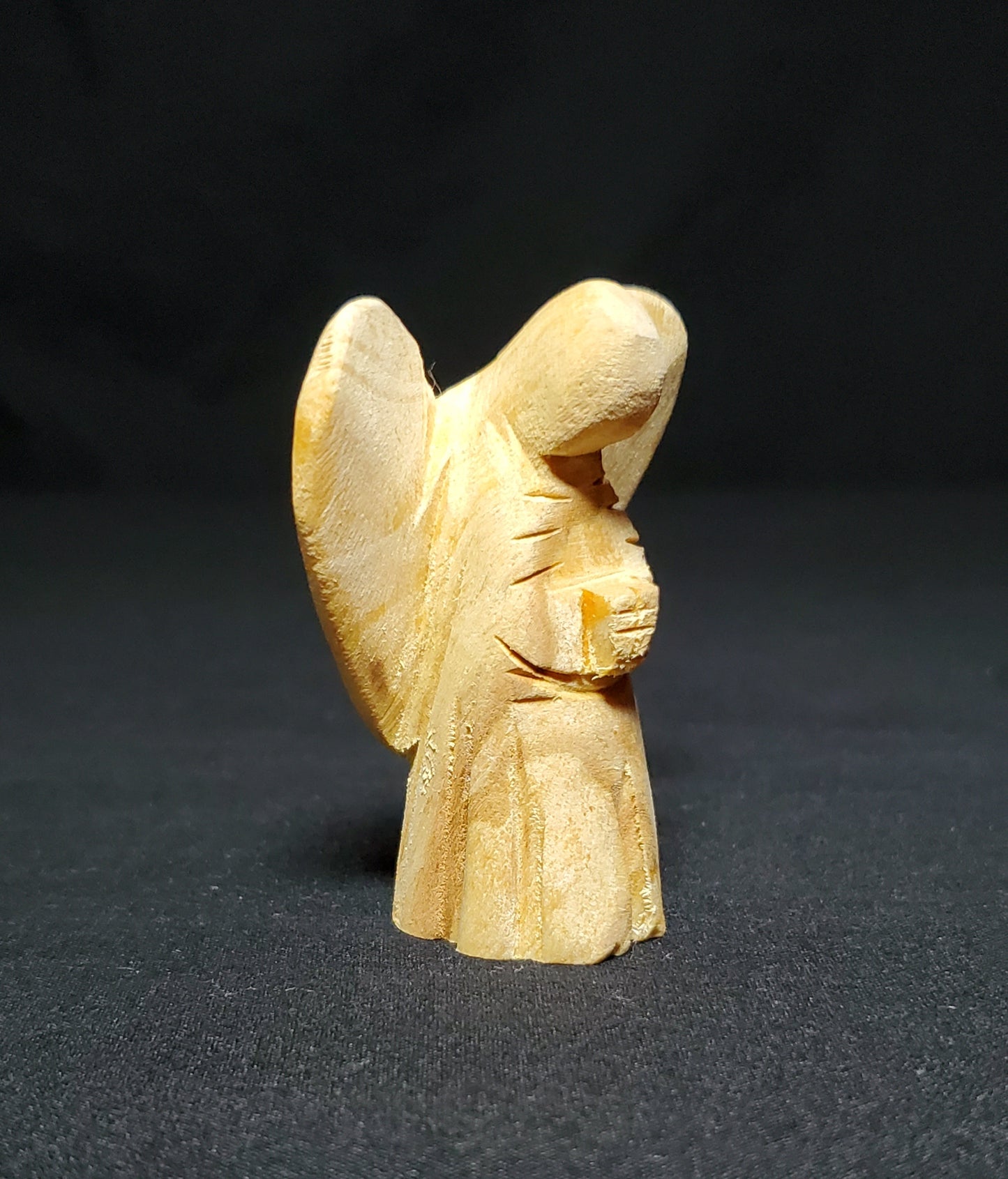 Palo Santo Hand Carved Angel Figurine