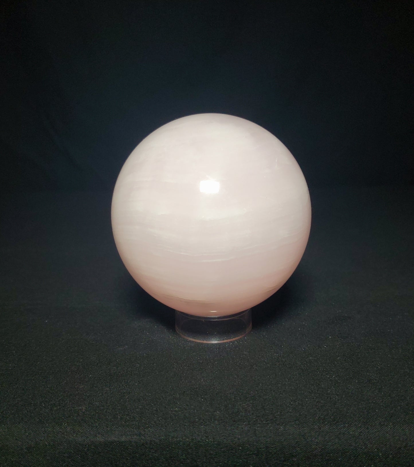 Pink Mangano Calcite Sphere #