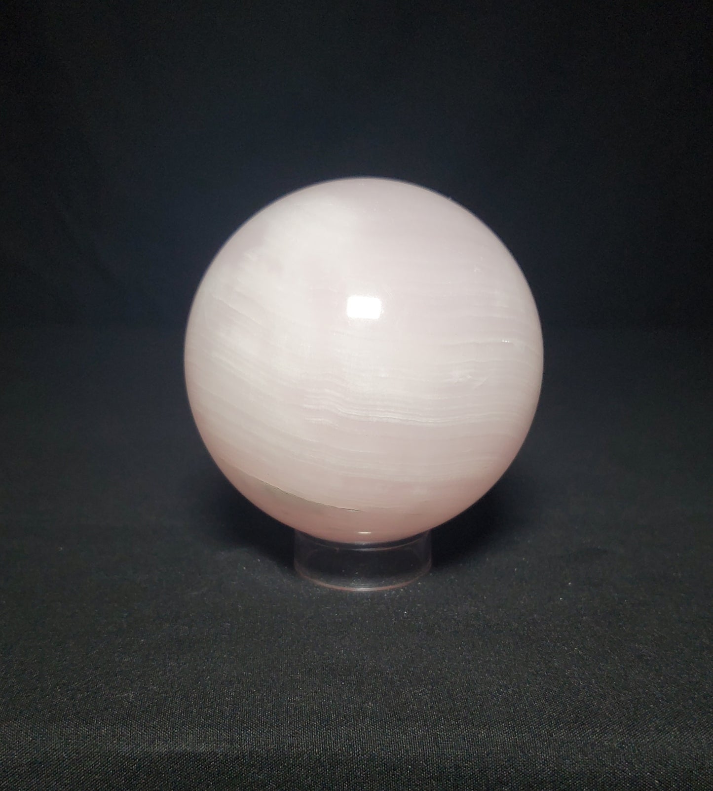 Pink Mangano Calcite Sphere #