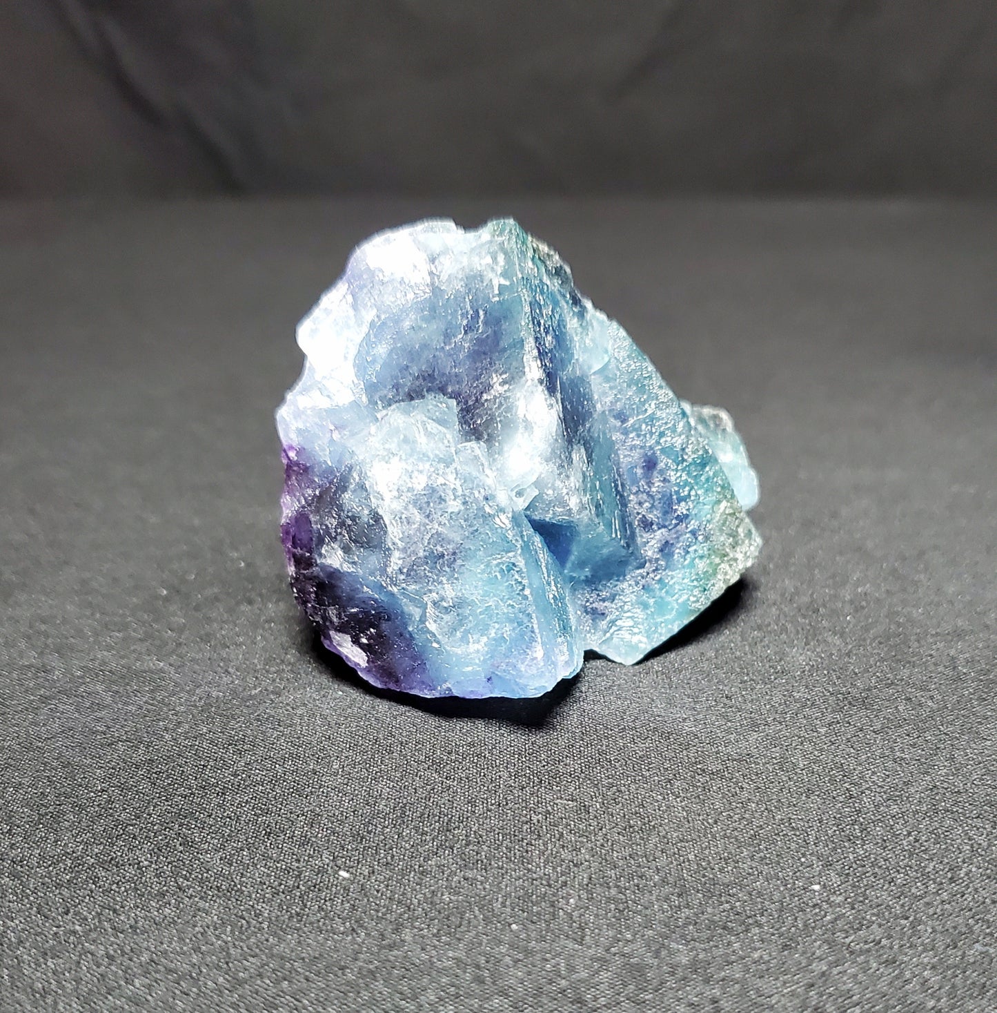 Purple and Blue Fluorite Cluster #