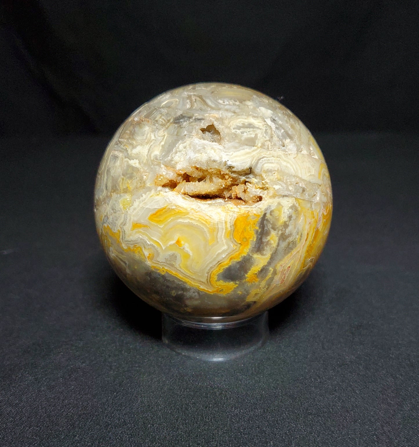 Druzy Crazy Lace Agate Sphere