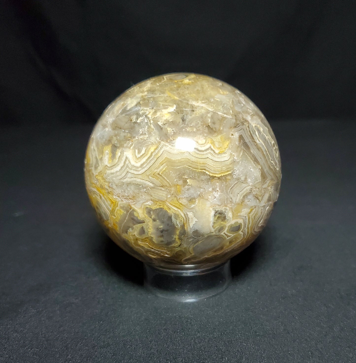 Druzy Crazy Lace Agate Sphere