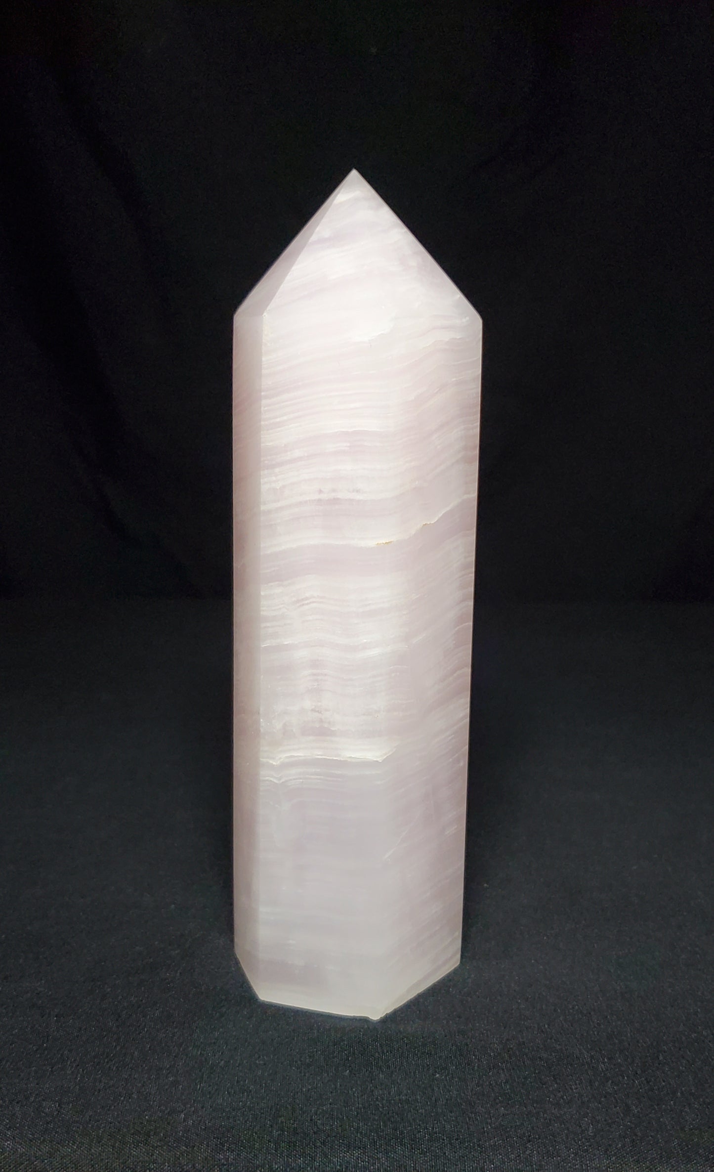 Pink Mangano Calcite Tower #