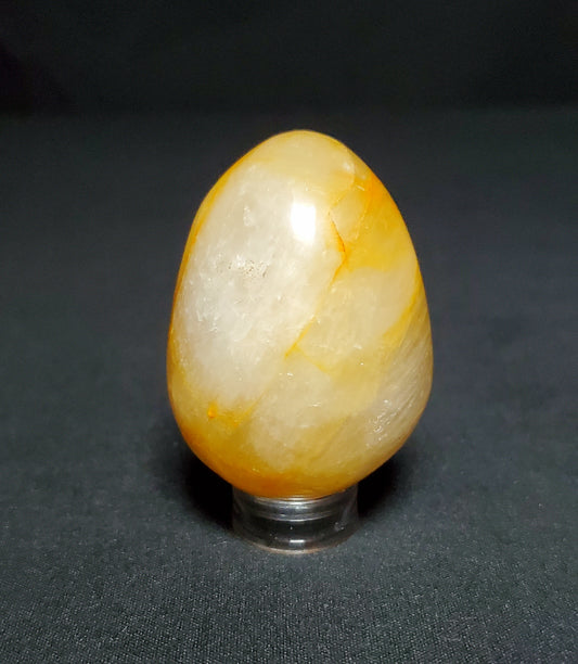Fire Quartz Egg with Rainbow