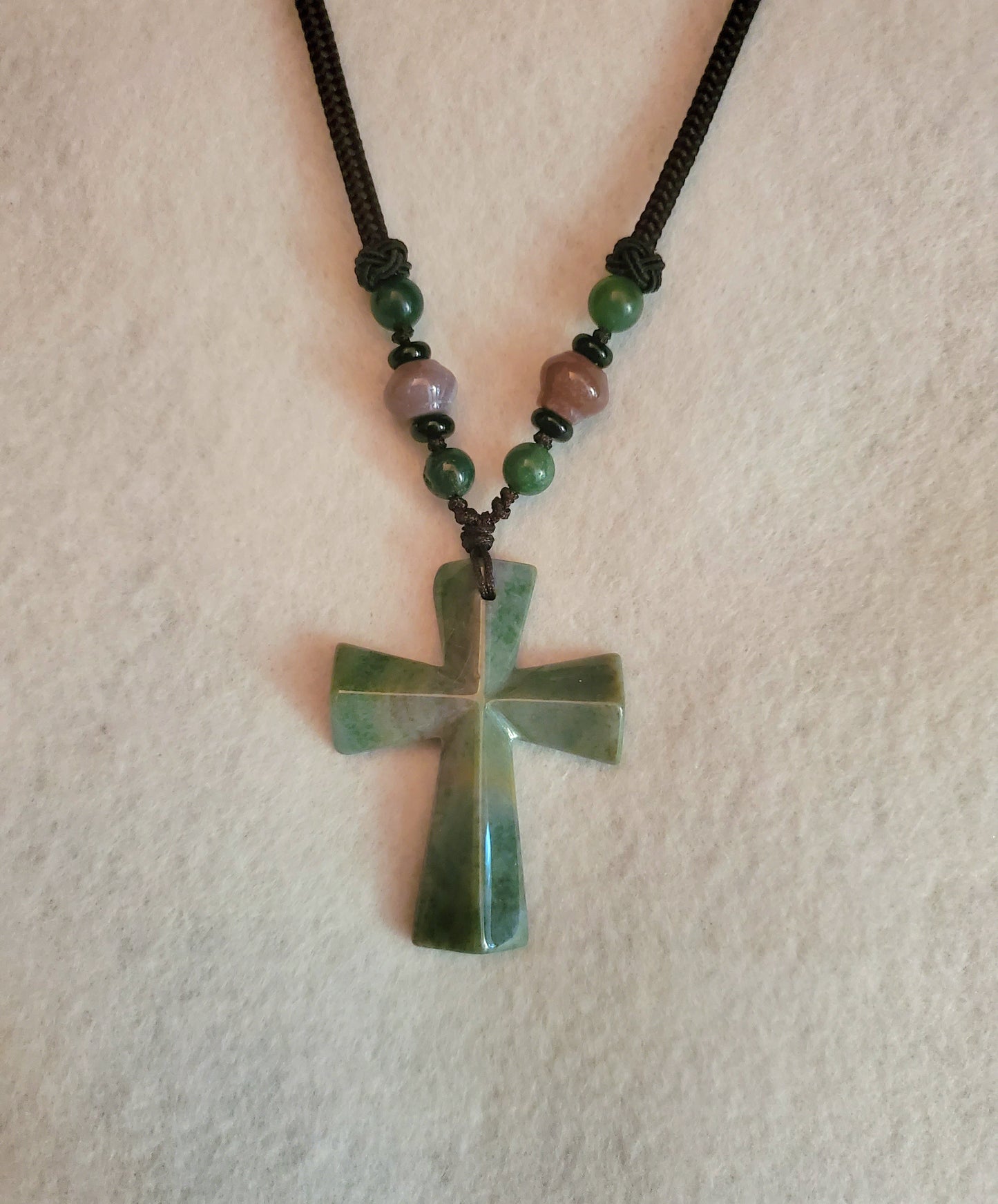 Large Cross Necklaces