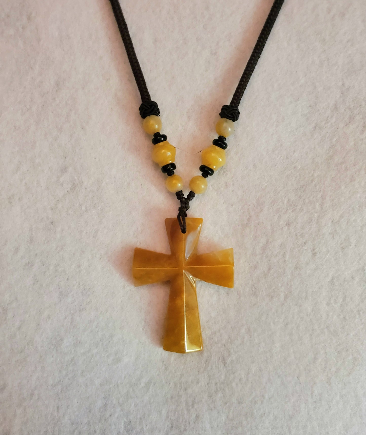 Large Cross Necklaces