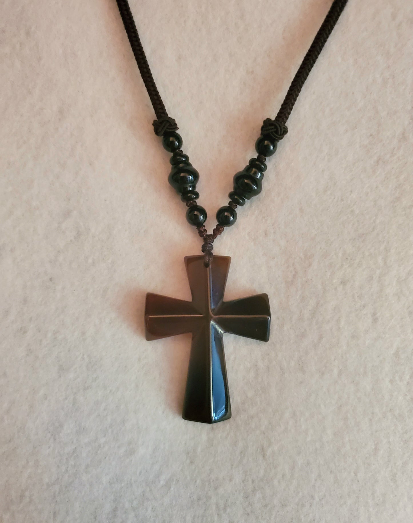 Large Cross Necklaces