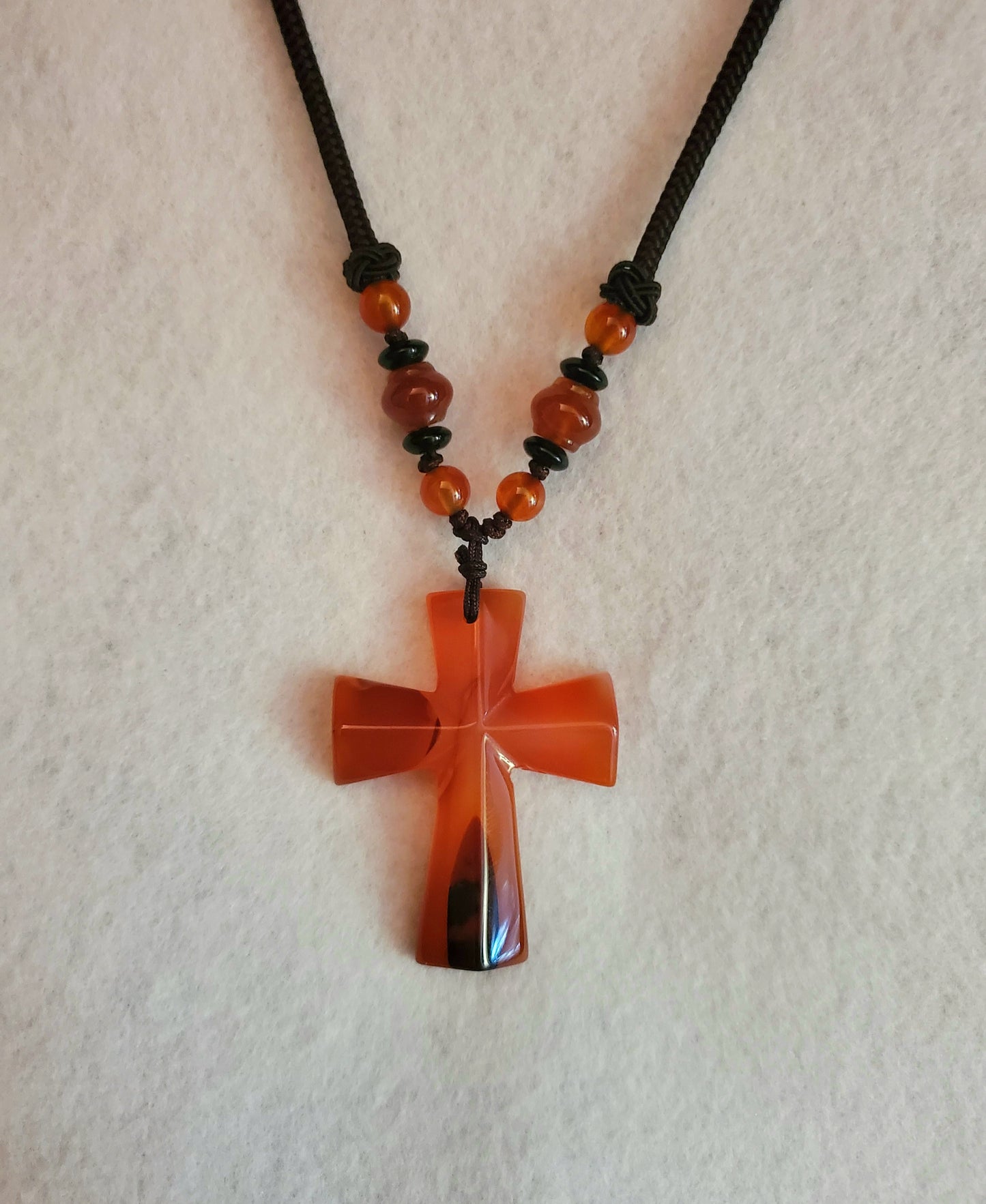 Large Cross Necklaces