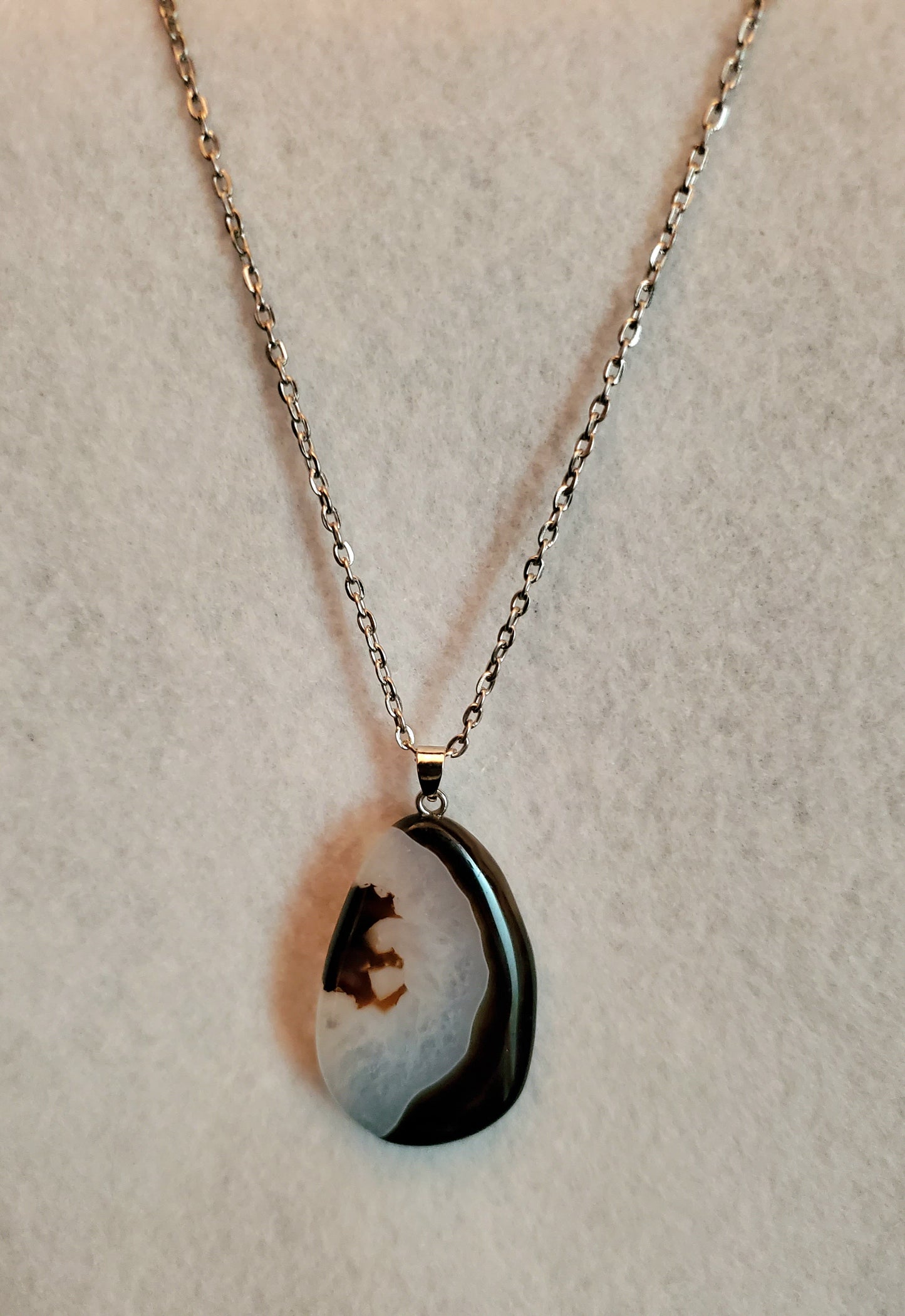 Flat Medium & Large Teardrop Necklaces