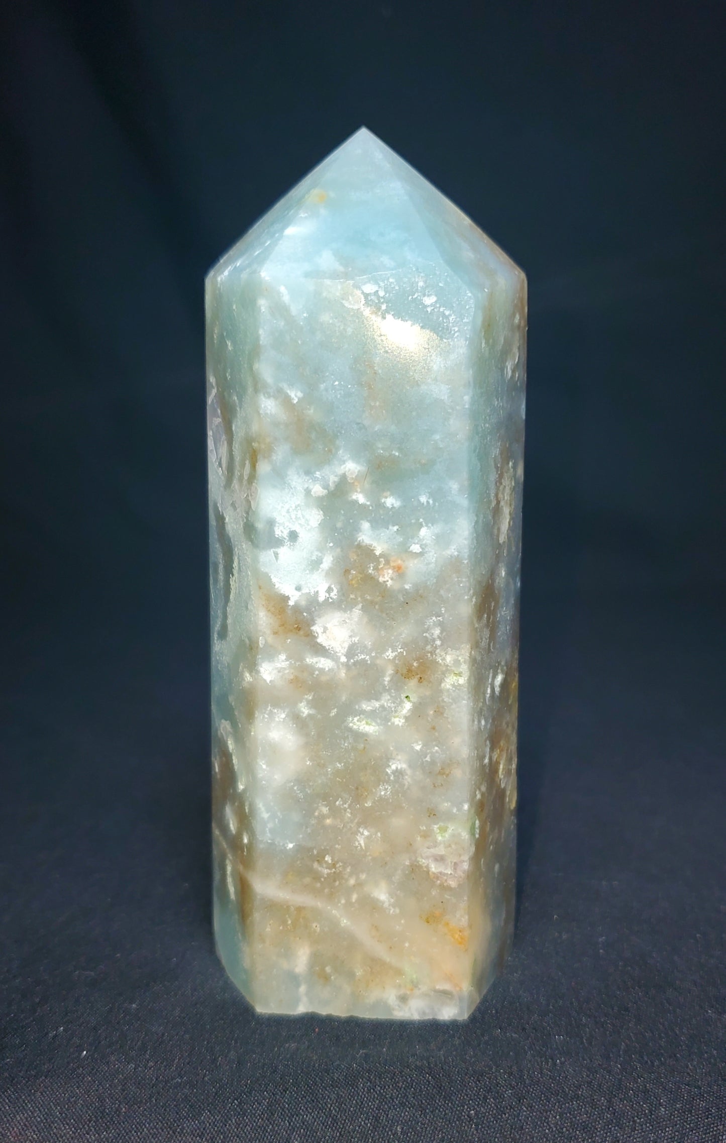 Druzy Caribbean Calcite Tower