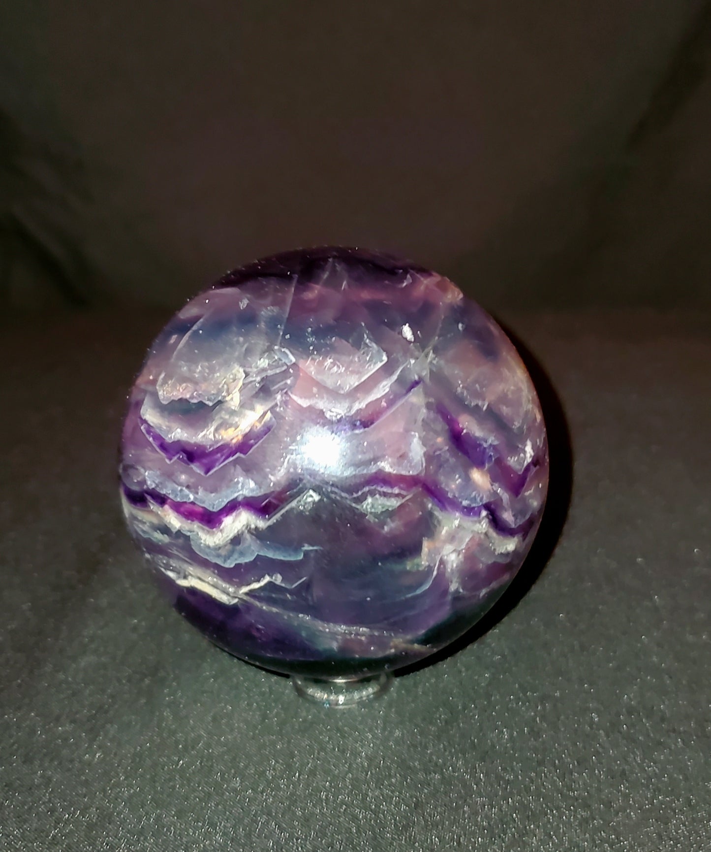 Rainbow Fluorite Sphere