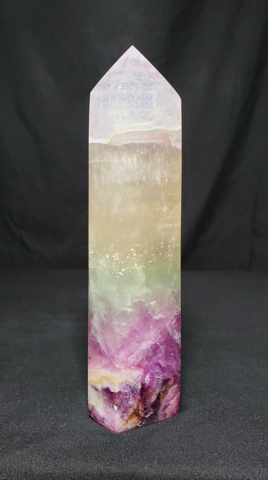 Rainbow Fluorite Tower #