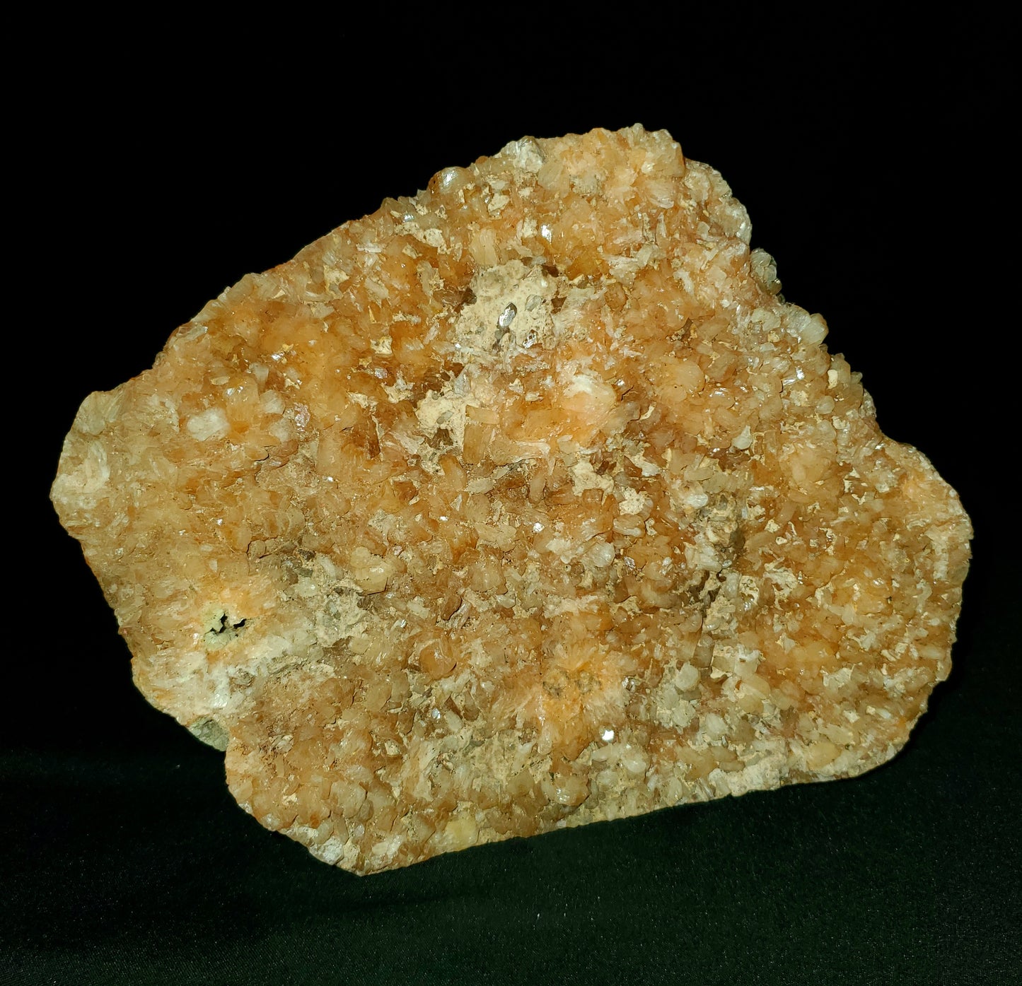 Orange Apophyllite Cluster #