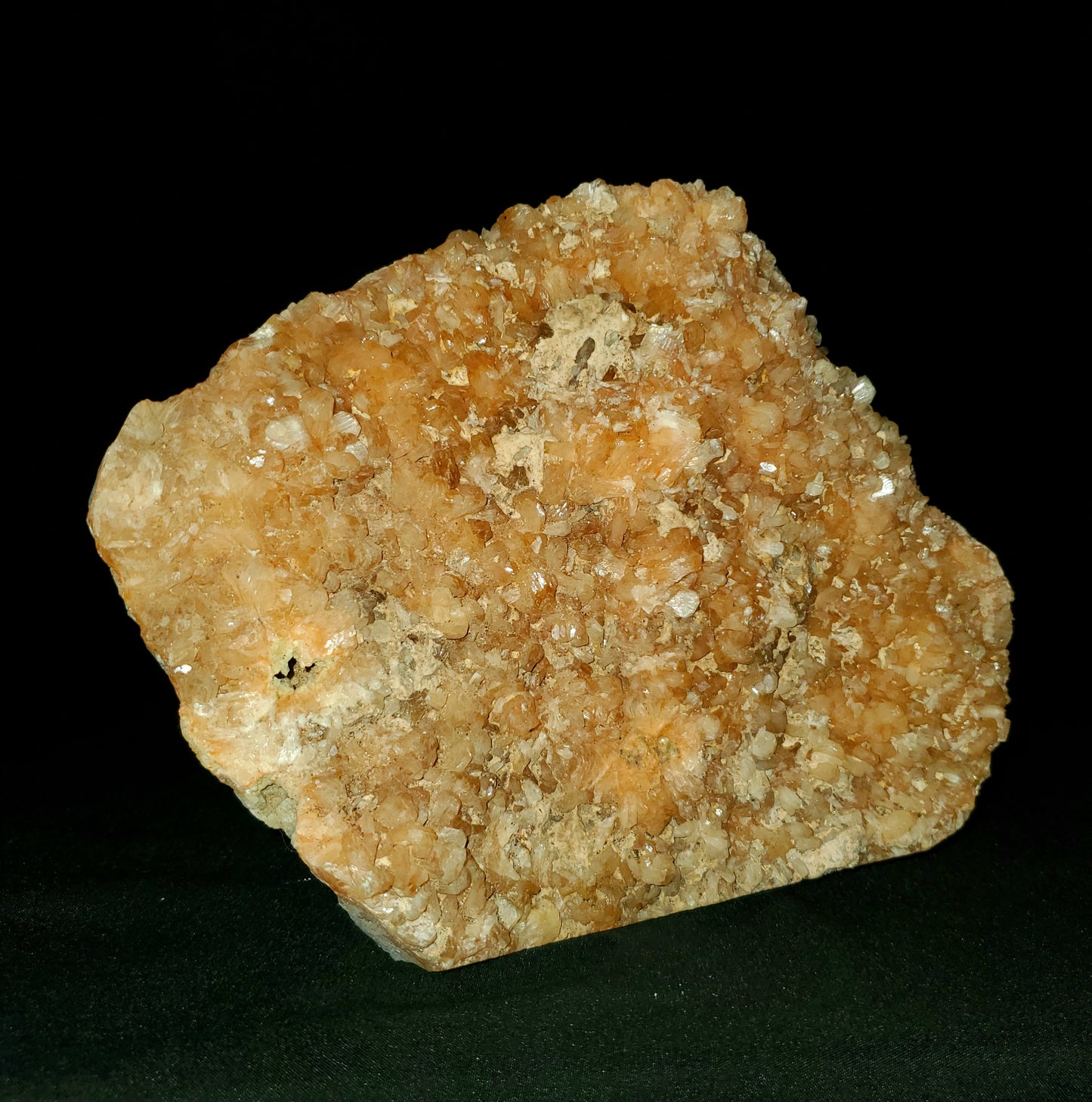 Orange Apophyllite Cluster #