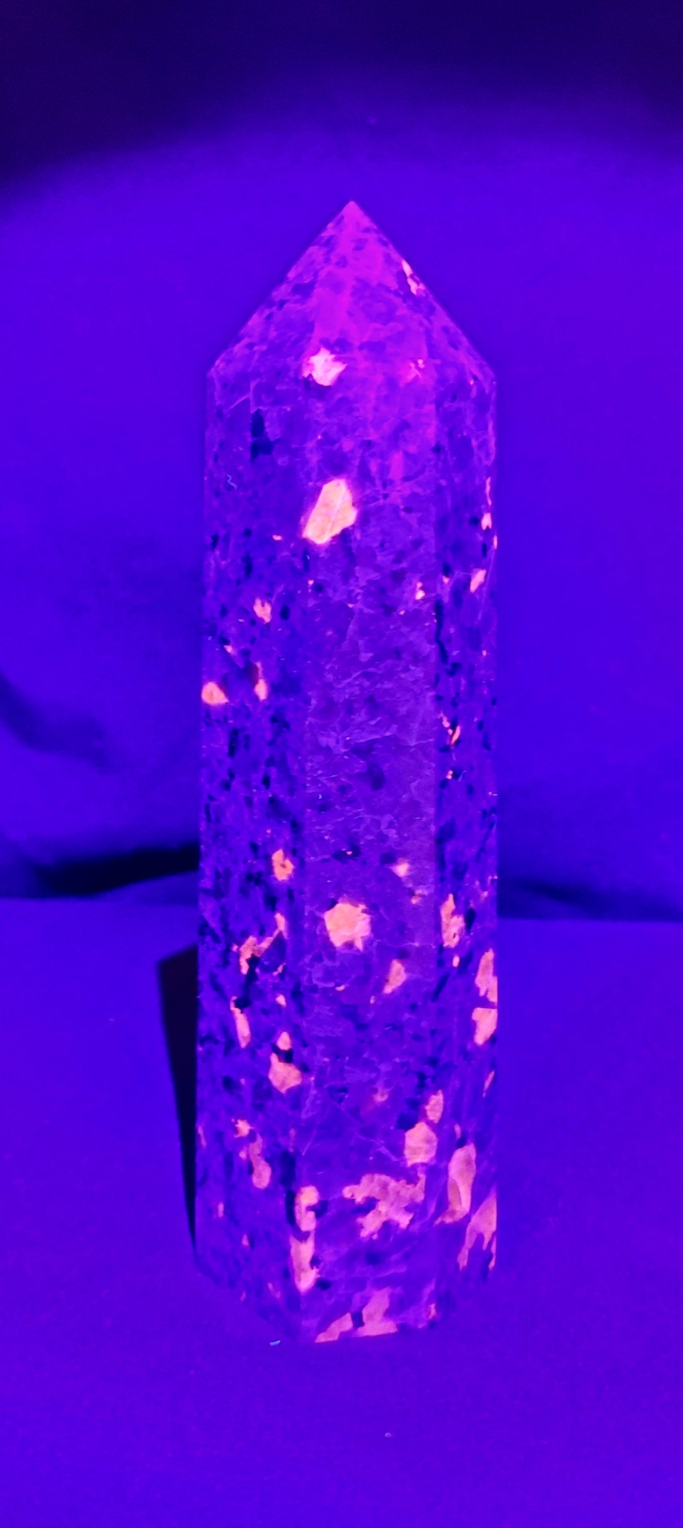 Yooperlite and Lepidolite Tower