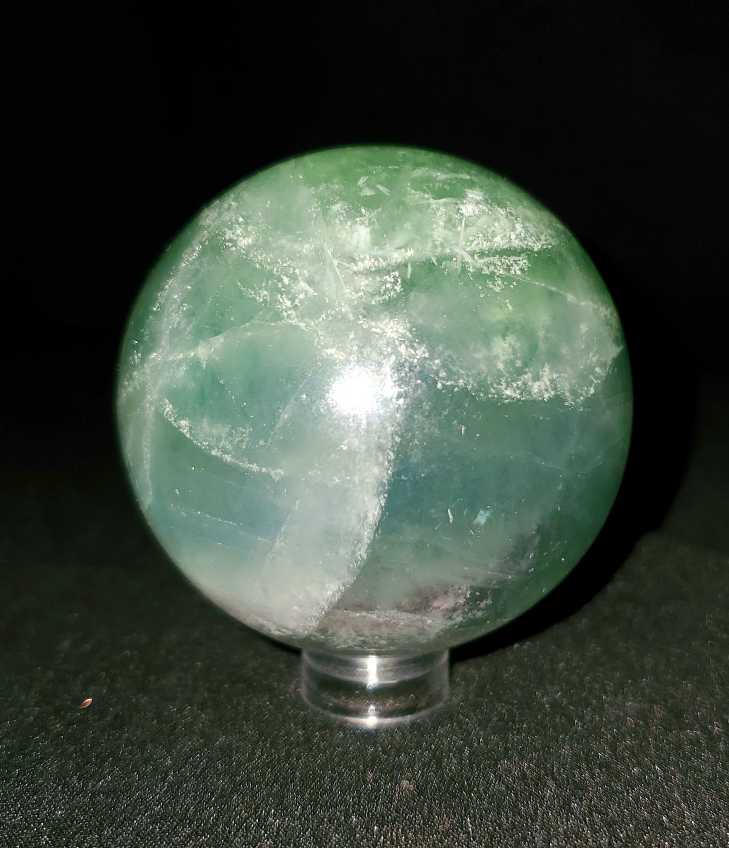 Green Fluorite Sphere